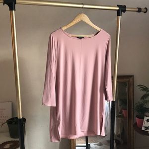 Alfani Pink Tunic Top Large